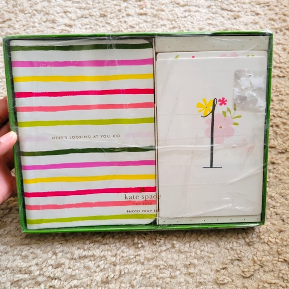kate spade Other - Kate Spade Baby Girl Photo Prop Set